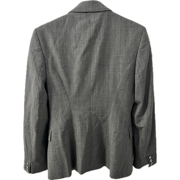 Women's Michael Kors Made in Italy Gray Suit Coat Size 4 - Picture 2 of 4